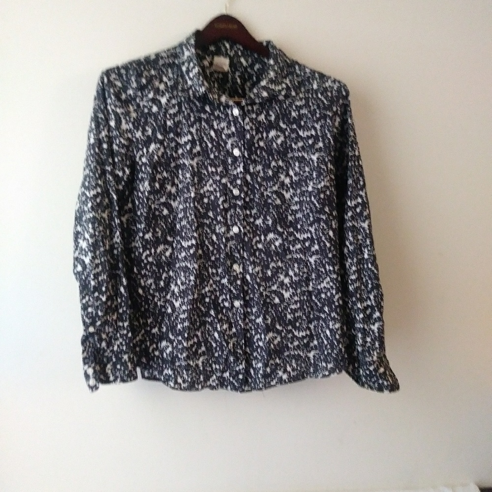 JCrew The Perfect Shirt XL💜